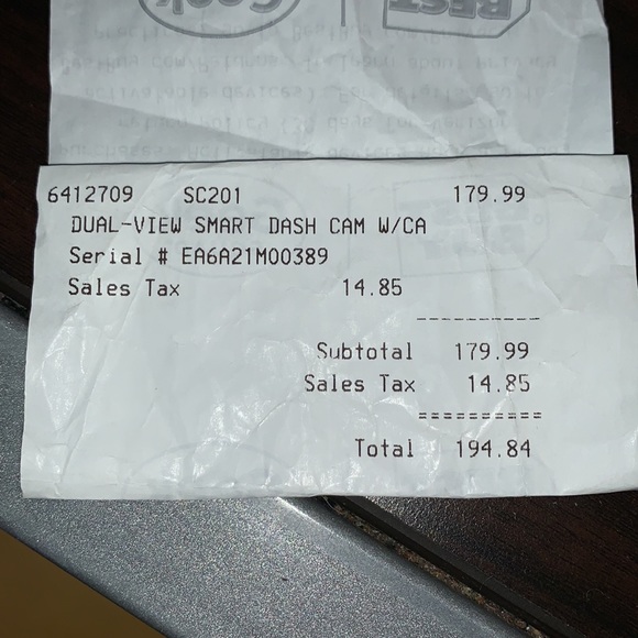 Dual-View Smart Dash Cam (Cobra brand) - Picture 6 of 6